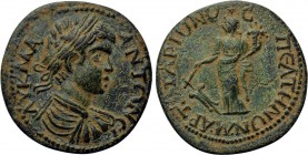 PHRYGIA. Peltae. Caracalla (198-217). Ae. T. Mar. Tat. Arionos, strategos.