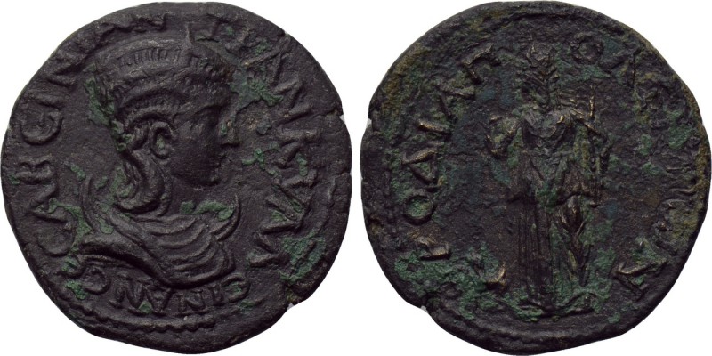 LYCIA. Rhodiapolis. Tranquillina (Augusta, 241-244). Ae. 

Obv: CABЄINIAN TPAN...