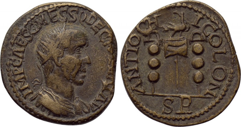 PISIDIA. Antioch. Trajanus Decius (249-251). Ae. 

Obv: IMP CAES G MESS Q DECI...