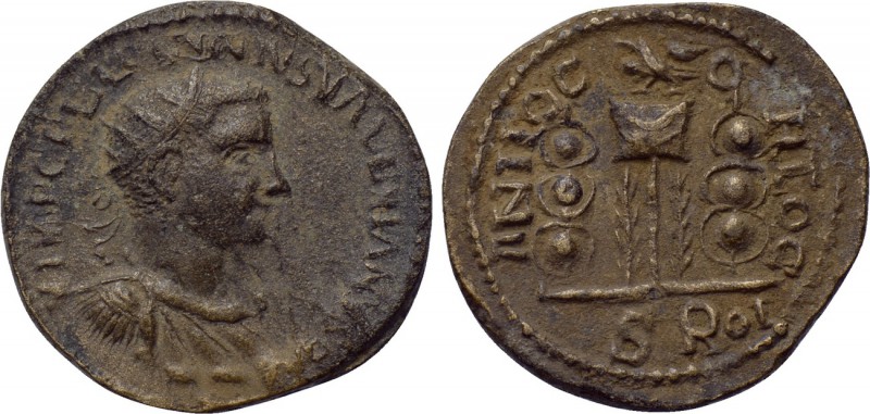 PISIDIA. Antioch. Valerian I (253-260). Ae. 

Obv: IMP C P LICINNIVS VALERIANV...