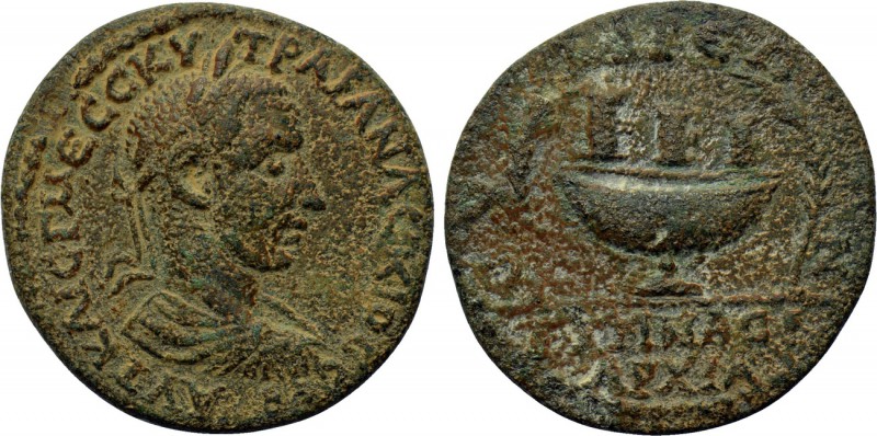 CILICIA. Syedra. Trajanus Decius (249-251). Ae. 

Obv: ΑVΤ ΚΑΙС Γ ΜЄСС ΚV ΤΡΑΙ...