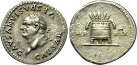 VESPASIAN (69-79). Fourrée Denarius.
