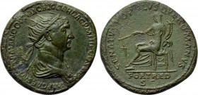 TRAJAN (98-117). Dupondius. Rome.