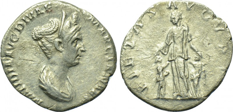 MATIDIA (Augusta, 112-119). Denarius. Rome. 

Obv: MATIDIA AVG DIVAE MARCIANAE...