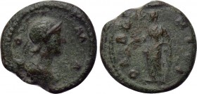 HADRIAN (117-138). Quadrans. Rome. Anonymous 'Dardanian Metal' issue.