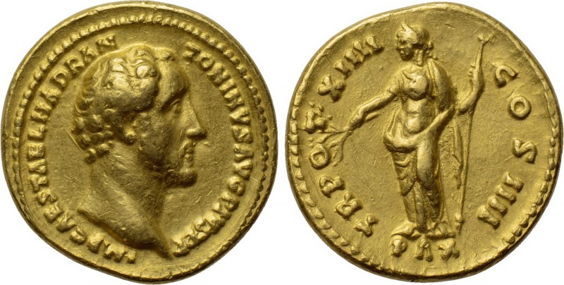 ANTONINUS PIUS (138-161). GOLD Aureus. Rome. 

Obv: IMP CAES T AEL HADR ANTONI...