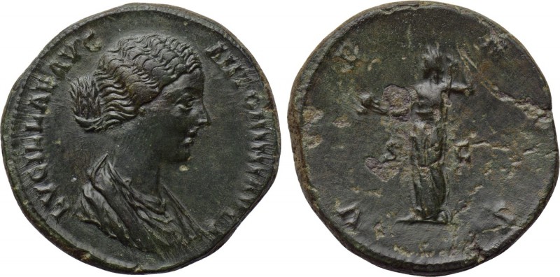 LUCILLA (Augusta, 164-182). Sestertius. Rome. 

Obv: LVCILLAE AVG ANTONINI AVG...