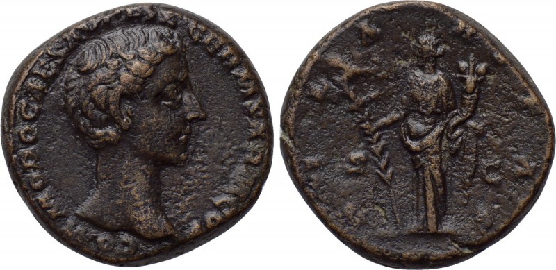 COMMODUS (Caesar, 166-177). As. Rome. 

Obv: COMMODO CAES AVG FIL GERM SARM CO...