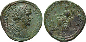 SEPTIMIUS SEVERUS (193-211). Sestertius. Rome. 

Obv: L SEPT SEV PERT AVG IMP ...