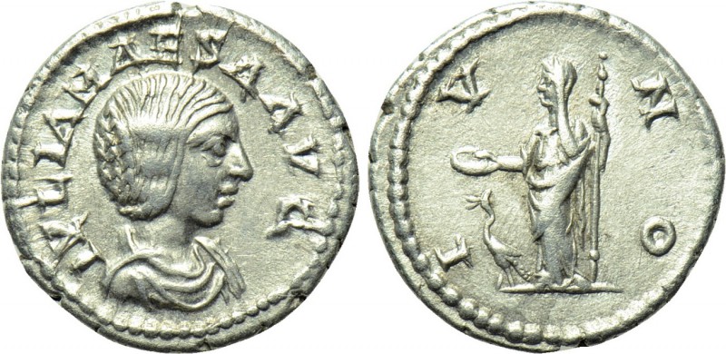 JULIA MAESA (Augusta, 218-224/5). Denarius. Antioch. 

Obv: IVLIA MAESA AVG. ...