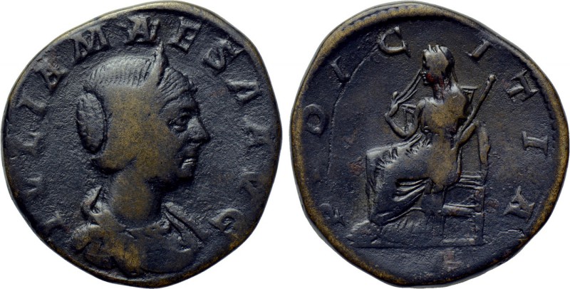 JULIA MAESA (Augusta, 218-224/5). Sestertius. Rome. 

Obv: IVLIA MAESA AVG. 
...