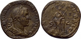 TREBONIANUS GALLUS (251-253). Sestertius. Rome.