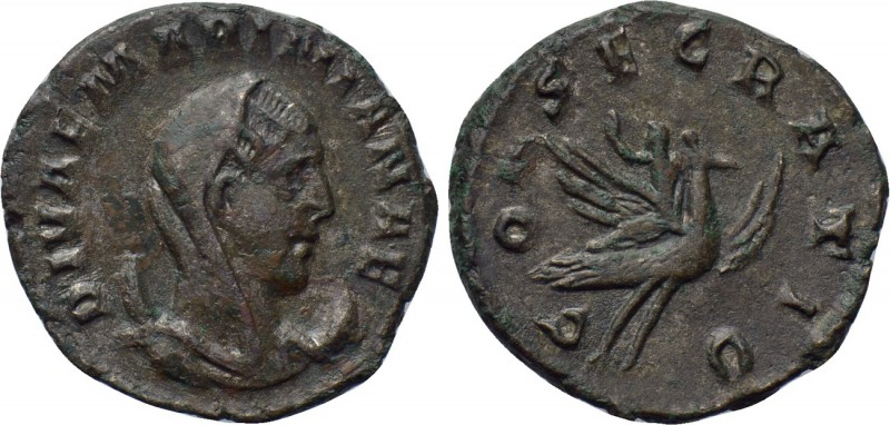 DIVA MARINIANA (Died before 253). Antoninianus. Rome. 

Obv: DIVAE MARINIANAE....