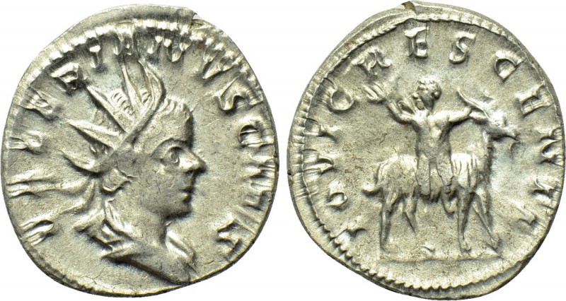 VALERIAN II (Caesar, 256-258). Antoninianus. Colonia Agrippinensis. 

Obv: VAL...