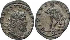 AUREOLUS (Usurper, 267-268). Antoninianus. Mediolanum. Struck in the name and types of Postumus.