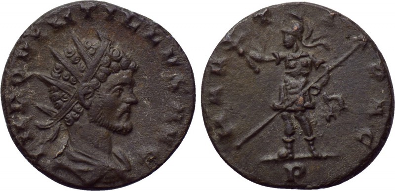 QUINTILLUS (270). Antoninianus. Mediolanum. 

Obv: IMP QVINTILLVS AVG. 
Radia...