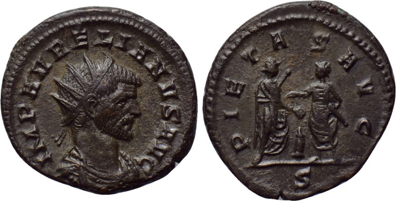 AURELIAN (270-275). Antoninianus. Mediolanum. 

Obv: IMP AVRELIANVS AVG. 
Rad...