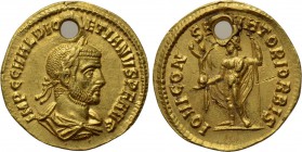 DIOCLETIAN (284-305). GOLD Aureus. Cyzicus.