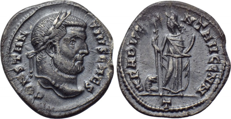 CONSTANTIUS I (Caesar, 293-305). Argenteus. Carthage. 

Obv: CONSTANTIVS CAES....