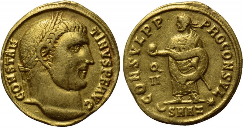 CONSTANTINE I THE GREAT (307/10-337). GOLD Aureus. Antioch. 

Obv: CONSTANTINV...