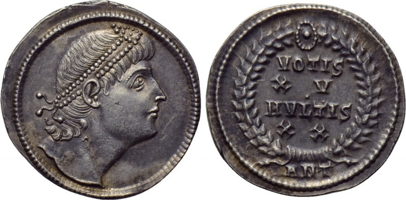 CONSTANTIUS II (337-361). Siliqua. Antioch. 

Obv: Diademed bust right, with e...