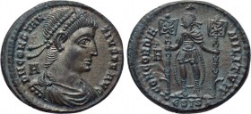 CONSTANTIUS II (337-361). Follis. Siscia.