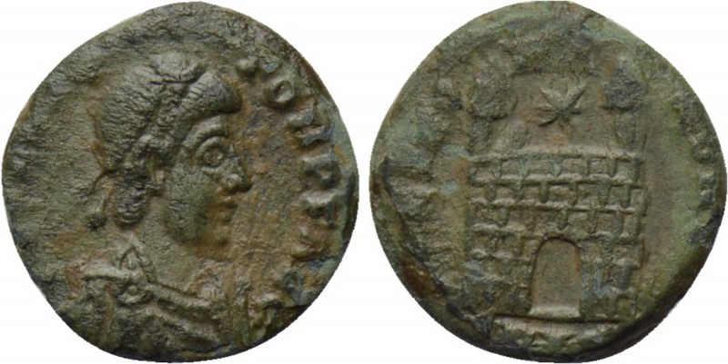 FLAVIUS VICTOR (387-388). Ae. Uncertain mint, possibly Lugdunum. 

Obv: D N FL...