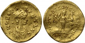 LEO I (457-473). GOLD Tremissis. Constantinople.