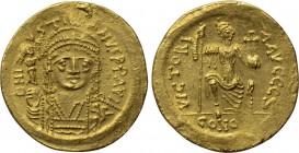 JUSTIN II (565-578). GOLD Solidus. Constantinople.