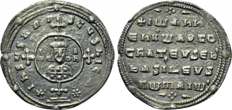 JOHN I TZIMISCES (969-976). Miliaresion. Constantinople. 

Obv: + IҺSЧS XRISTЧ...