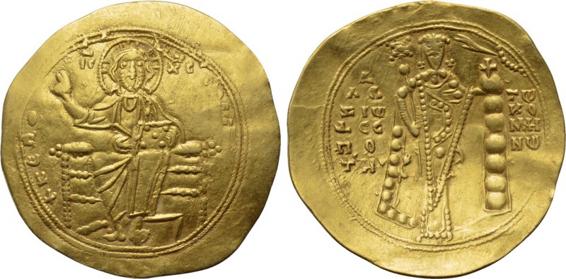 ALEXIUS I COMNENUS (1081-1118). GOLD Hyperpyron. Constantinople. 

Obv: + KЄ R...