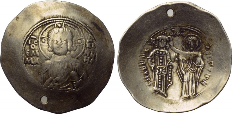 MANUEL I COMNENUS (1143-1180). EL Trachy. Constantinople. 

Obv: IC - XC / O /...