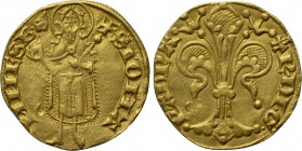 FRANCE. Orange. Raymond V (1340-1393). GOLD Florin.