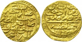 OTTOMAN EMPIRE. Mehmed III (AH 1003-1012 / AD 1595-1603). GOLD Sultani. Qustaniniya (Constantinople) mint. Dated AH 1003 (AD 1594/5).