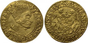 POLAND. Stefan Báthory (1576-1586). GOLD Dukát (1584). Danzig.