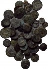 Circa 50 ancient coins.