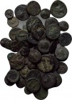 Circa 50 ancient coins.