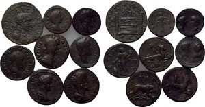 8 Roman provincial coins of Parion.

Obv: .
Rev: .

.

Condition: See pic...
