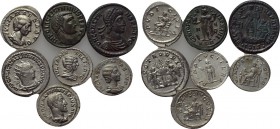 7 Roman coins.
