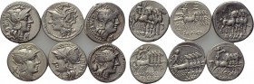 6 denari of the Roman Republic.