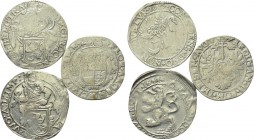 3 Dutch coins.