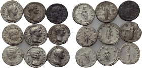 9 Roman denari.