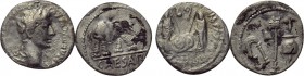 2 denari of Caesar and Augustus.