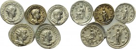5 coins of Gordianus III.
