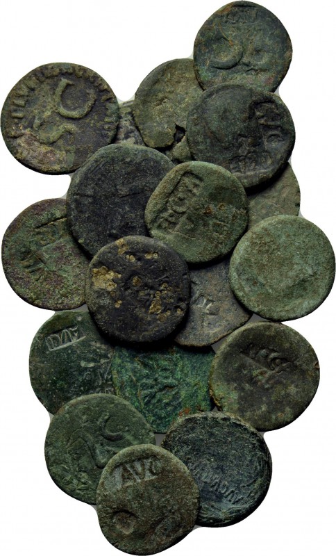 18 countermarked Roman coins. 

Obv: .
Rev: .

. 

Condition: See picture...