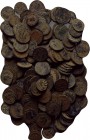 Circa 200 mostly late Roman coins.