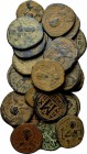 25 Byzantine coins.
