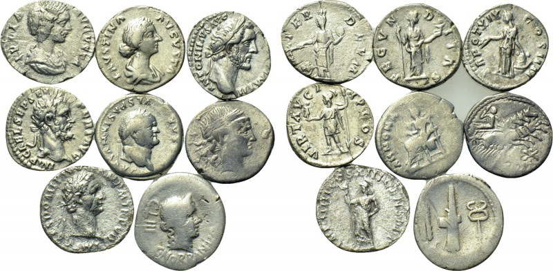 8 Roman denari. 

Obv: .
Rev: .

. 

Condition: See picture.

Weight: g...