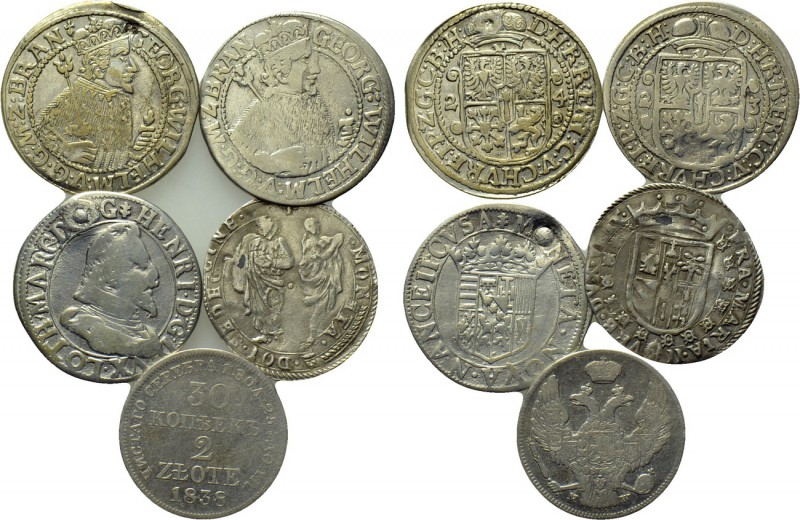 5 modern coins. 

Obv: .
Rev: .

. 

Condition: See picture.

Weight: g...