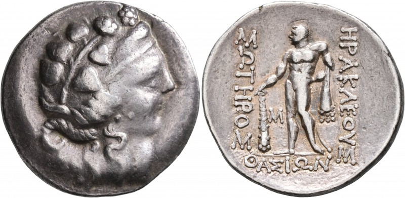 CELTIC, Lower Danube. Imitations of Thasos. Late 2nd-1st century BC. Tetradrachm...